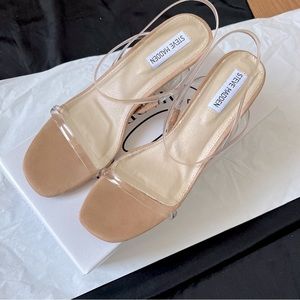 Steve Madden Clear Dress Sandals